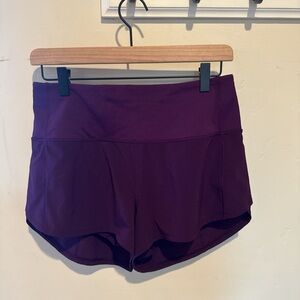 Lululemon Athletica Deep Purple Athletic Shorts
